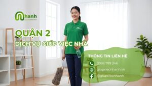 nhân viên dọn dẹp nhà cửa