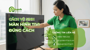 Vệ sinh màn hình tivi