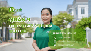 Dịch vụ giúp việc nhà theo giờ quận 9
