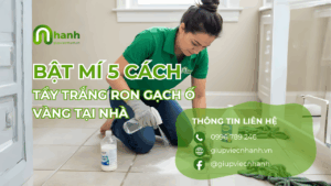Cách tẩy trắng ron gạch hiệu quả tại nhà
