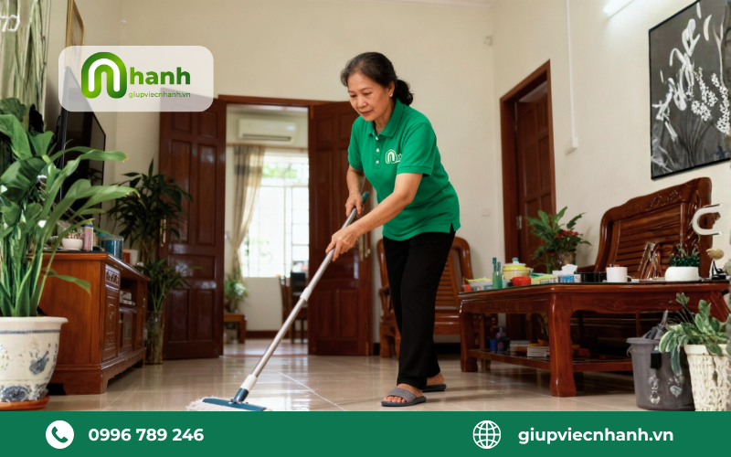 Dịch vụ giúp việc nhà theo giờ Bình Thạnh