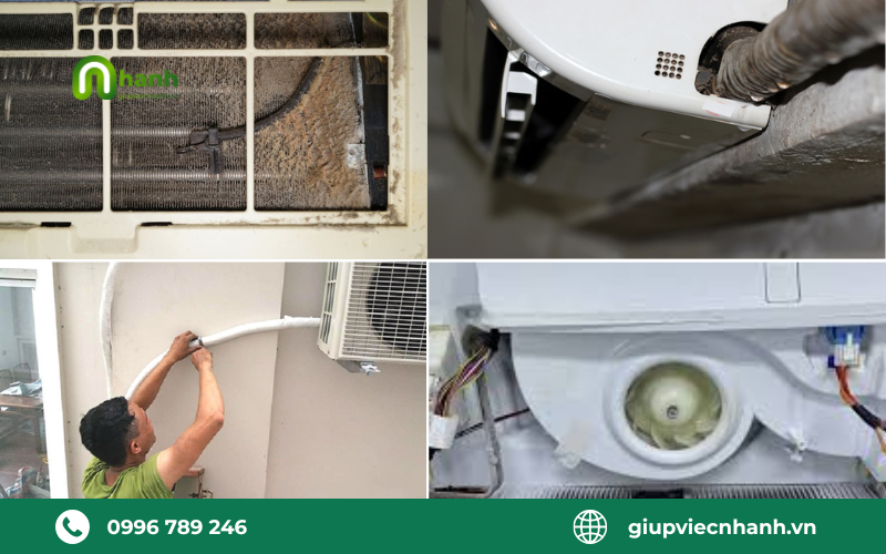 Các nguyên nhân khiến máy lạnh bị chảy nước