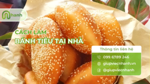 Cách làm bánh tiêu tại nhà