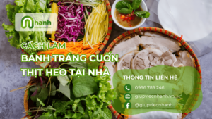 bánh tráng cuốn thịt heo tại nhà