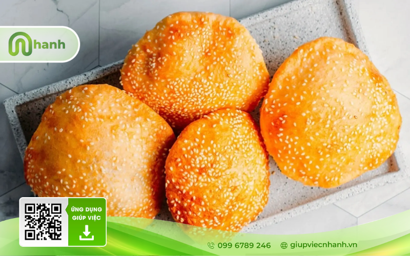 Bánh tiêu giòn rụm, sẵn sàng để thưởng thức