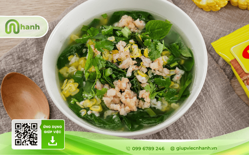 Canh mồng tơi nấu tôm dân dã, món canh giải nhiệt mùa hè miền quê Việt Nam