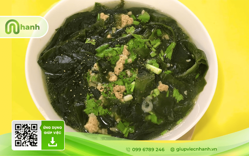 Bát canh rong biển nấu tôm bổ dưỡng, món canh thanh nhiệt tốt cho sức khỏe