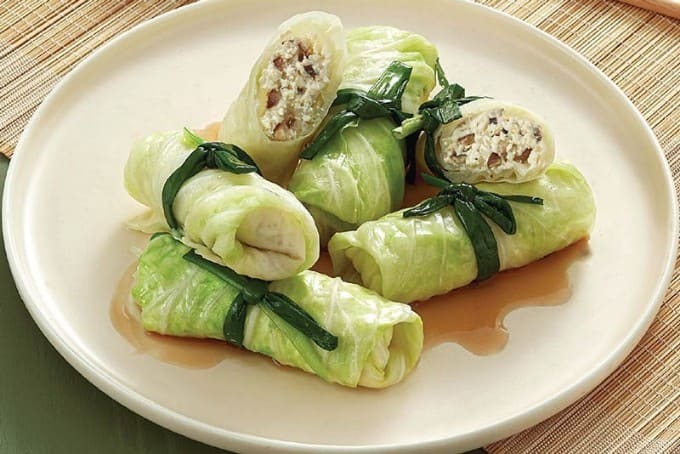 Món ăn bắp cải cuộn thịt