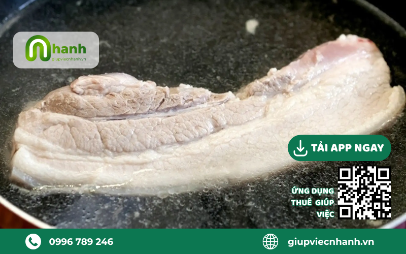 bánh tráng cuốn thịt heo