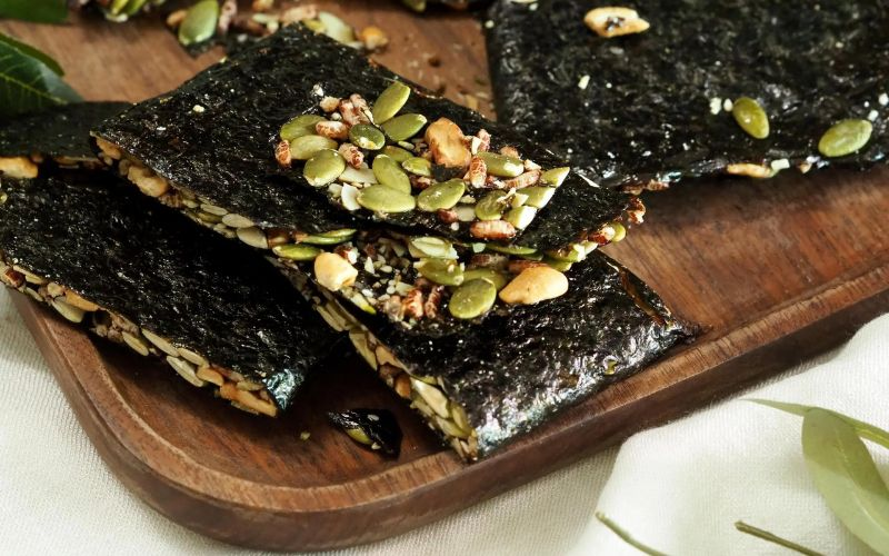 rong biển kẹp hạt