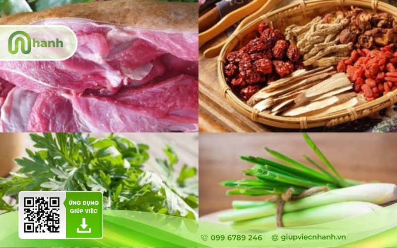 nguyên liệu nấu lẩu dê