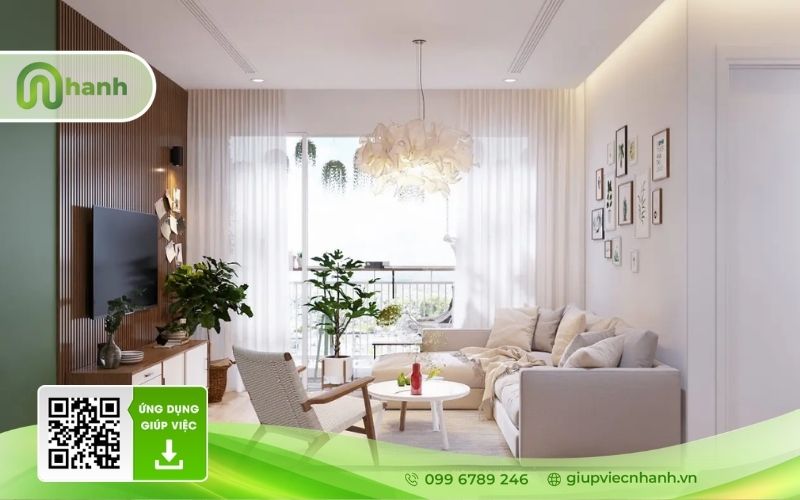 căn hộ hai phòng ngủ